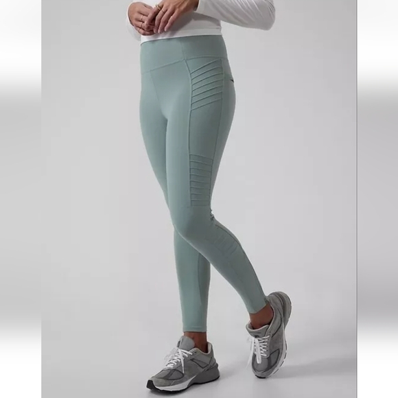 NWT Athleta Delancey Moto Leggings - Picture 1 of 9